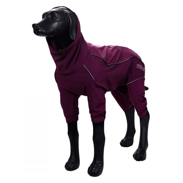 Rukka Protect Overall Dog Raincoat with Legs Dog Apparel Rukka 25 Plum (Limited Edition) 