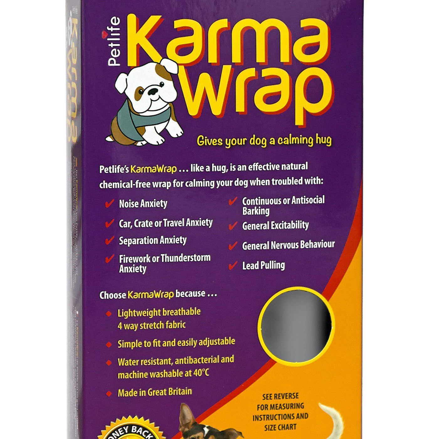 KarmaWrap - A calming hug to help reduce dog anxiety - Petlife 