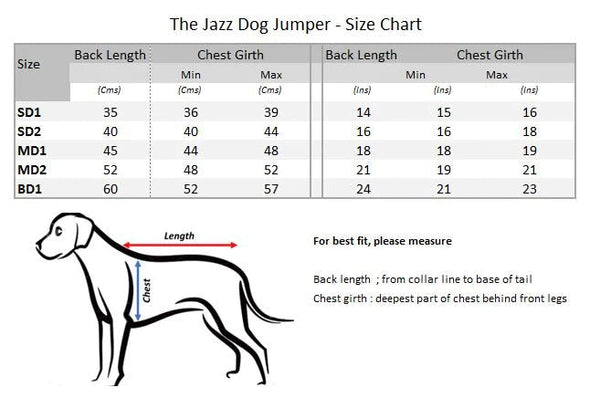 Canine & Co The Jazz Dog Jumper Dog Apparel Travfurler 