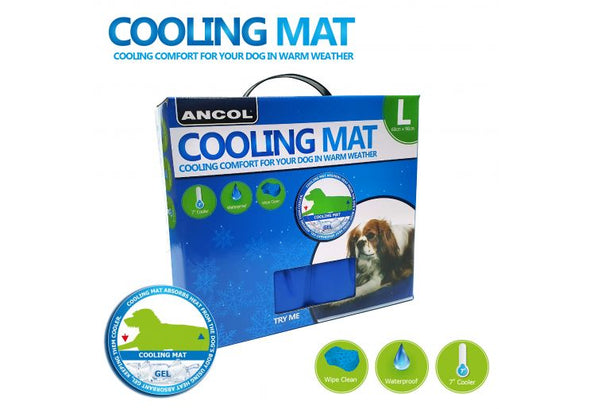 Dog & Cat Cooling Mat for Warm Weather Cooling Mat Ancol Large (60cm x 90cm) 