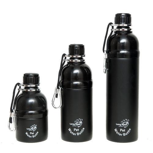 Dog Travel Water Bottle - Long Paws water bottle Long Paws 250ml Black 