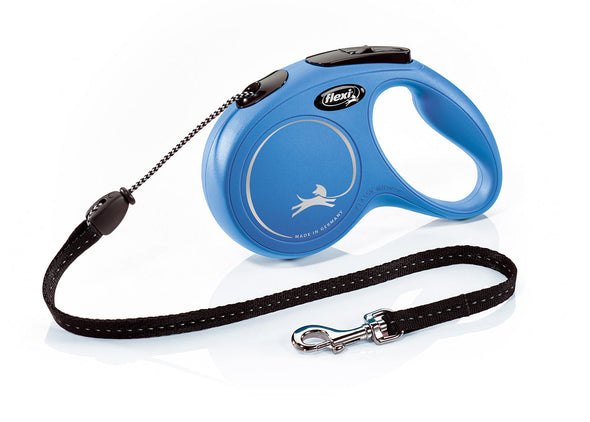 Flexi Retractable New Classic Pet Leash 3-8 M Retractable Leash Flexi XS (3 Meter) Blue Cord