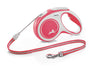 Flexi Retractable New Comfort Pet Leash 3-8 M Retractable Leash Flexi XS (3 Meter) Red Cord