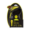 Flexi Retractable New Safety + The Neon Dog Leash 3-5 M Retractable Leash Flexi S (5 Meter) Neon Yellow Tape