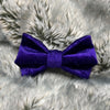 Handmade Velvet Cat & Dog Bow Tie for Collars Travfurler Ltd Small Deep Purple 