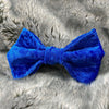 Handmade Velvet Cat & Dog Bow Tie for Collars Travfurler Ltd Small Royal Blue 