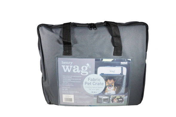 Henry Wag Folding Fabric Travel Crate Pet Carriers & Crates Henry Wag 