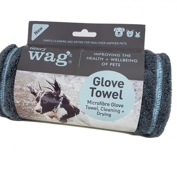 Henry Wag Glove Drying Towel Pet Grooming Supplies Henry Wag 