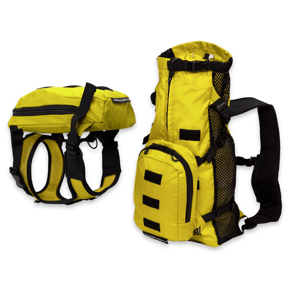 K9 Sport Sack Walk-On With Harness & Storage Pet Carriers & Crates K9 Sport Sack Extra Small Buttercup Yellow 