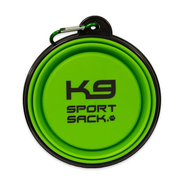 K9 Sport Saucer - Collapsible Dog Bowl Bowl K9 Sport Sack Green 