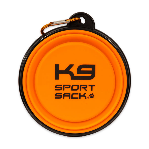 K9 Sport Saucer - Collapsible Dog Bowl Bowl K9 Sport Sack Orange 