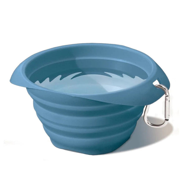 Kurgo Collaps A Bowl Pet Bowls, Feeders & Waterers Kurgo Blue 