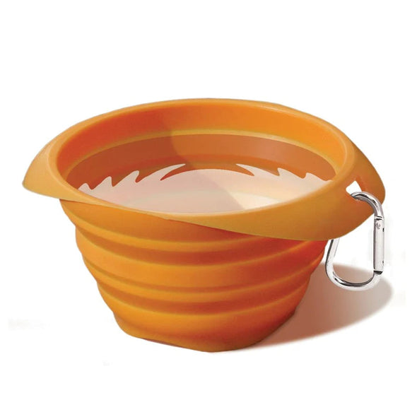 Kurgo Collaps A Bowl Pet Bowls, Feeders & Waterers Kurgo Orange 