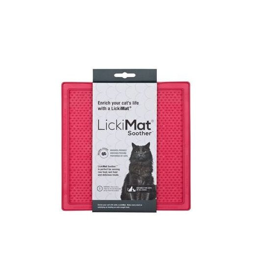 LickiMat Soother for Cat Calming LickiMat Innovative Pet Products Pink 