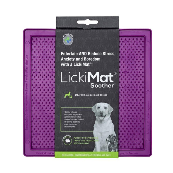 LickiMat Soother for Dog Calming LickiMat Innovative Pet Products Purple 