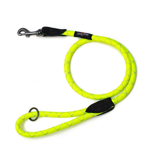 Long Paws Neon Rope Reflective Dog Lead Pet Leashes Long Paws 