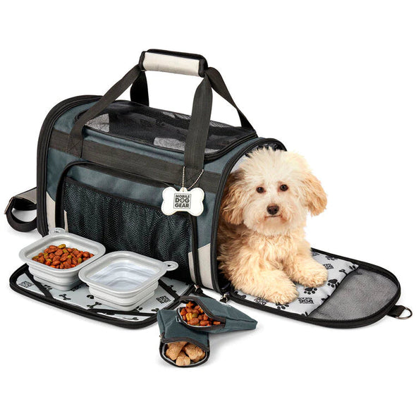 Mobile Dog Gear Pet Carrier Plus Pet Carriers & Crates Mobile Dog Gear Gray 