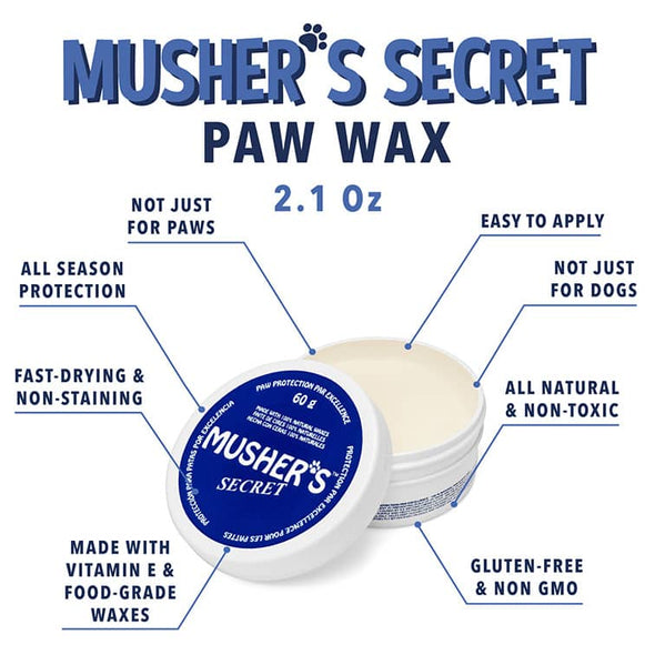 Musher’s Secret Paw Wax Pet Oral Care Supplies Treadwell Pet Products 