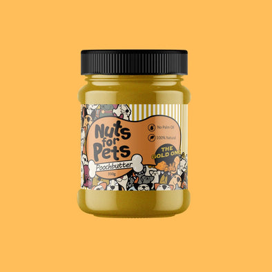 Nuts For Pets Poochbutter With Tumeric (The Gold One) Dog Treats Nuts For Pets 