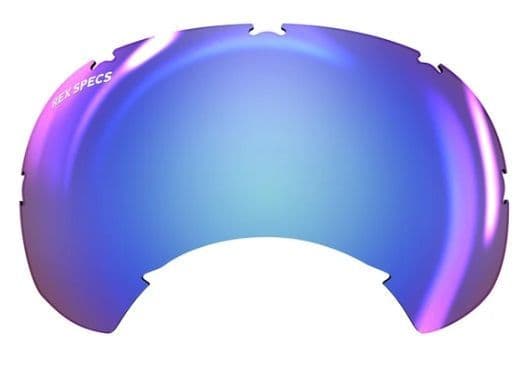 Original Rex Specs Replacement Lenses (OG ONLY) Ski & Snowboard Goggle Accessories RexSpecs X-Large Blue Mirror - Single 