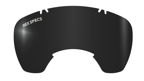 Rex Specs V2 Replacement Lenses (NEW) Ski & Snowboard Goggle Accessories RexSpecs Small-Wide (Original) Smoke - Single 