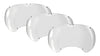 Rex Specs V2 Replacement Lenses Ski & Snowboard Goggle Accessories RexSpecs X-Large Clear - 3 Pack 