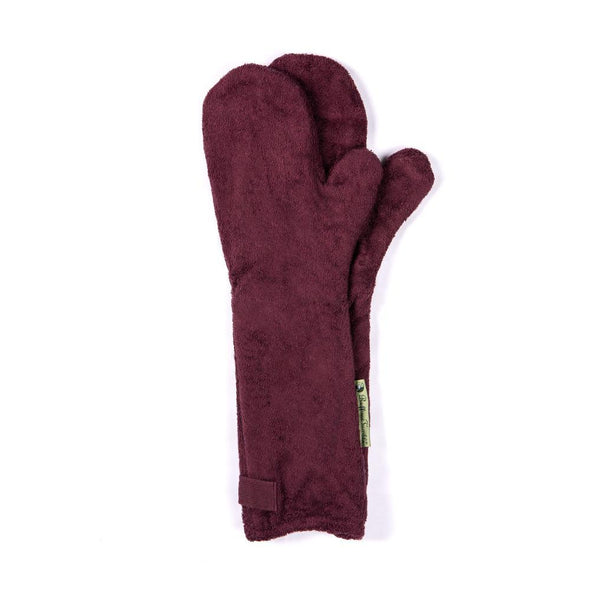Ruff & Tumble Dog Drying Mitts - For Legs & Paws Drying Mitts Ruff and Tumble Burgundy 