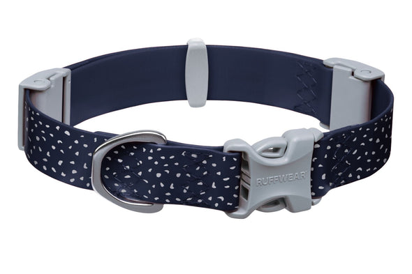 Ruffwear Confluence Waterproof Dog Collar Pet Collars & Harnesses Ruffwear 14"-20" (36-51 cm) Midnight Blue 
