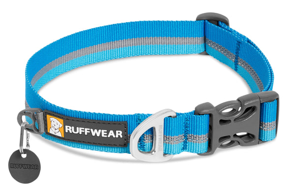 Ruffwear Crag Reflective Dog Collar Pet Collars & Harnesses Ruffwear 11"-14" Blue Dusk 