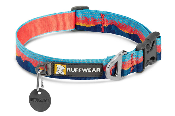Ruffwear Crag Reflective Dog Collar Pet Collars & Harnesses Ruffwear 11"-14" Sunset 