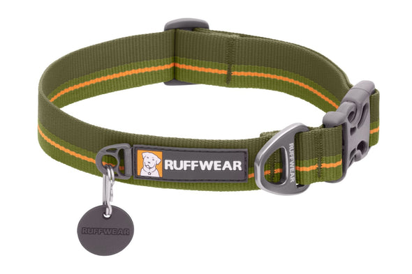 Ruffwear Flat Out Dog Collar Pet Collars & Harnesses Ruffwear 11"-14" (28 - 36 mm) Forest Horizon 