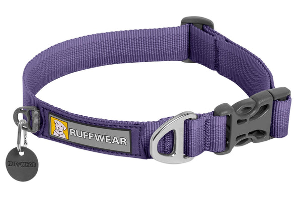 Ruffwear Front Range Dog Collar Pet Collars & Harnesses Ruffwear 11"-14" Purple Sage (NEW) 