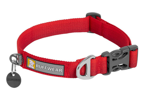 Ruffwear Front Range Dog Collar Pet Collars & Harnesses Ruffwear 11"-14" Red Sumac 