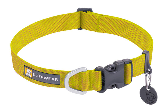 Ruffwear Hi & Light Lightweight Dog Collar (NEW) Pet Collars & Harnesses Ruffwear 9"-11" (23-28 cm) Lichen Green 