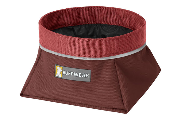 Ruffwear Quencher Packable Dog Bowl Pet Bowls, Feeders & Waterers Ruffwear Small Fired Brick 