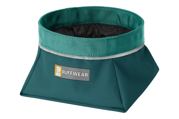 Ruffwear Quencher Packable Dog Bowl Pet Bowls, Feeders & Waterers Ruffwear Small Tumalo Teal 