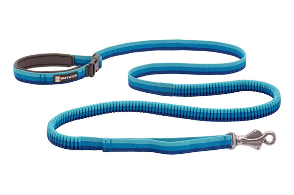 Ruffwear Roamer Bungee Dog Leash Pet Leashes Ruffwear 5.5'-7' (1.7-2.1m) Blue Atoll 