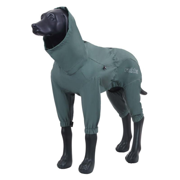 Rukka Protect Overall Dog Raincoat with Legs Dog Apparel Rukka 25 Dark Agave 