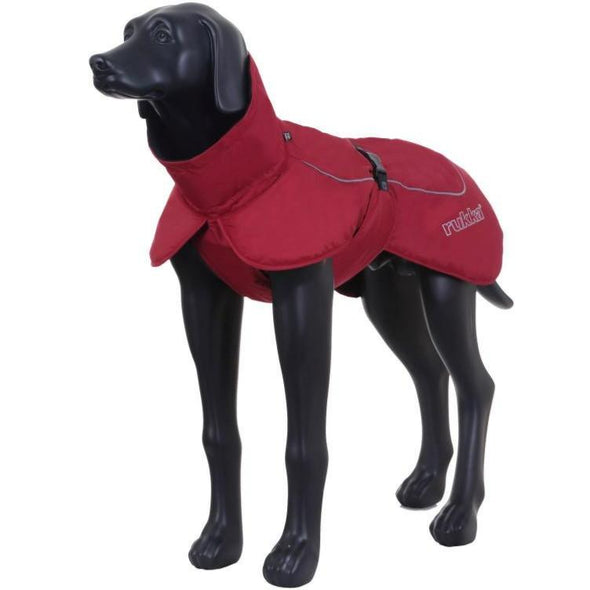 Rukka Stormy Waterproof Dog Fleece with Harness Hole Dog Apparel Rukka 25 Burgundy 