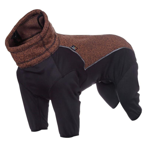 Rukka Subrima Dog Fleece Suit Dog Apparel Rukka 25 Dark Brown 