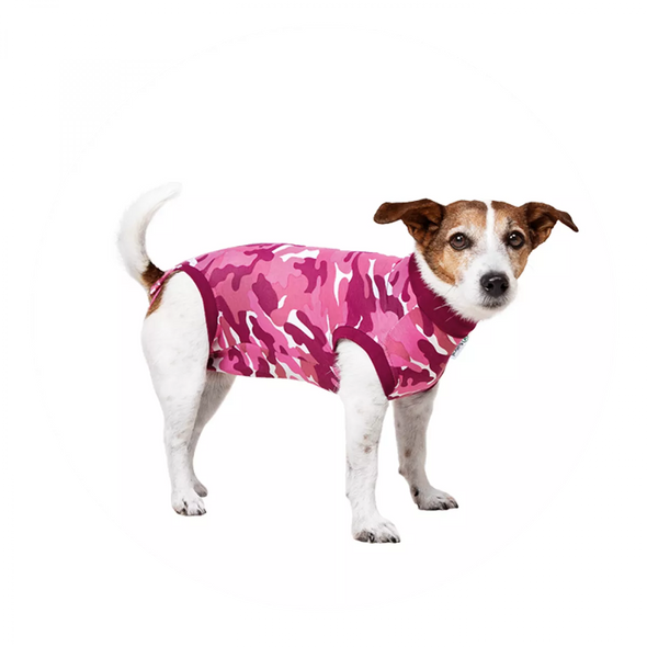 Suitical Dog Recovery Suit Dog Apparel Suitical 3XSmall Pink Camouflage 