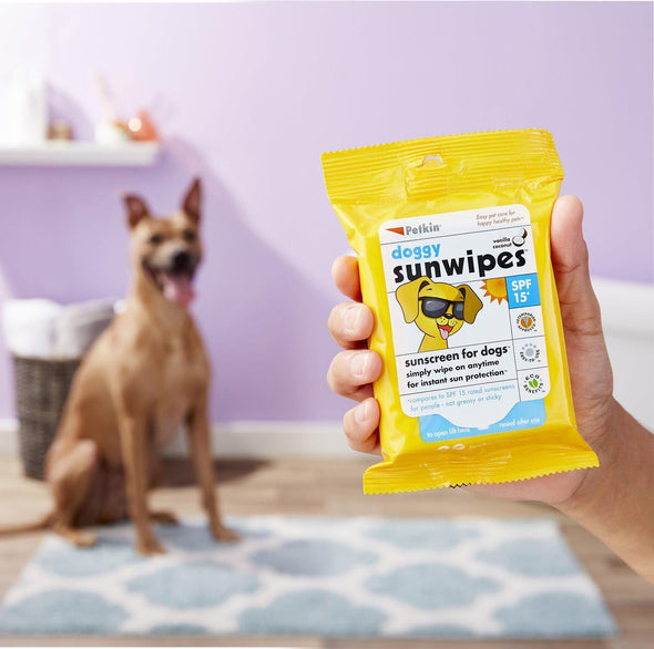 Sunscreen Wipes for dogs SPF 15 - Petkin Sunscreen Petkin 