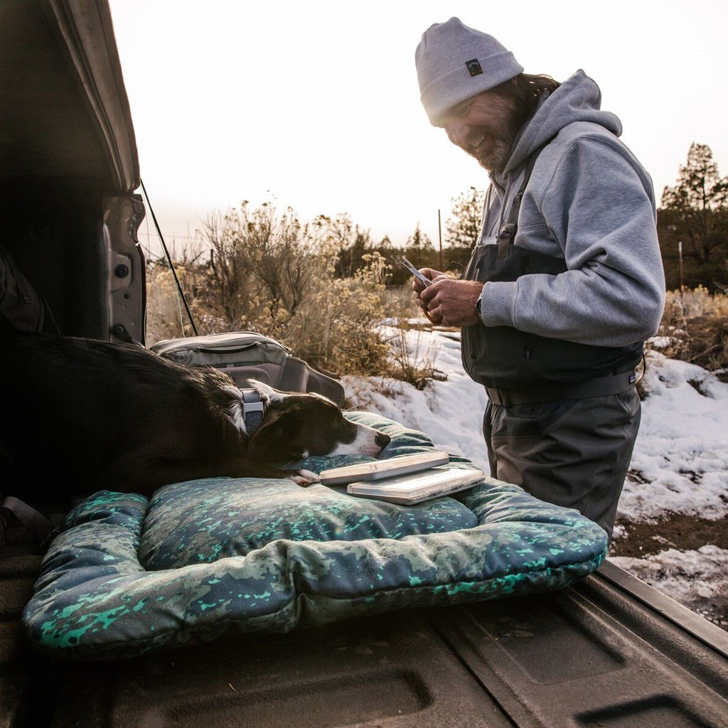 The Ruffwear Basecamp Dog Bed Travfurler