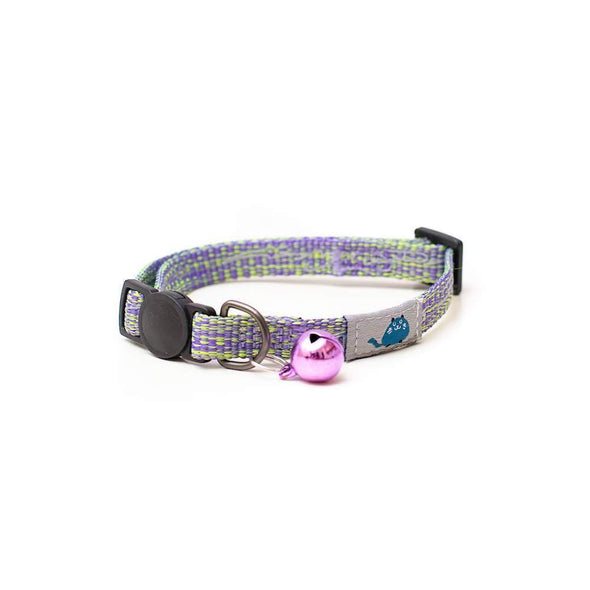 Tom & Tabby Reflective Cat Collar - Long Paws Cat Collar Long Paws Ice Purple 